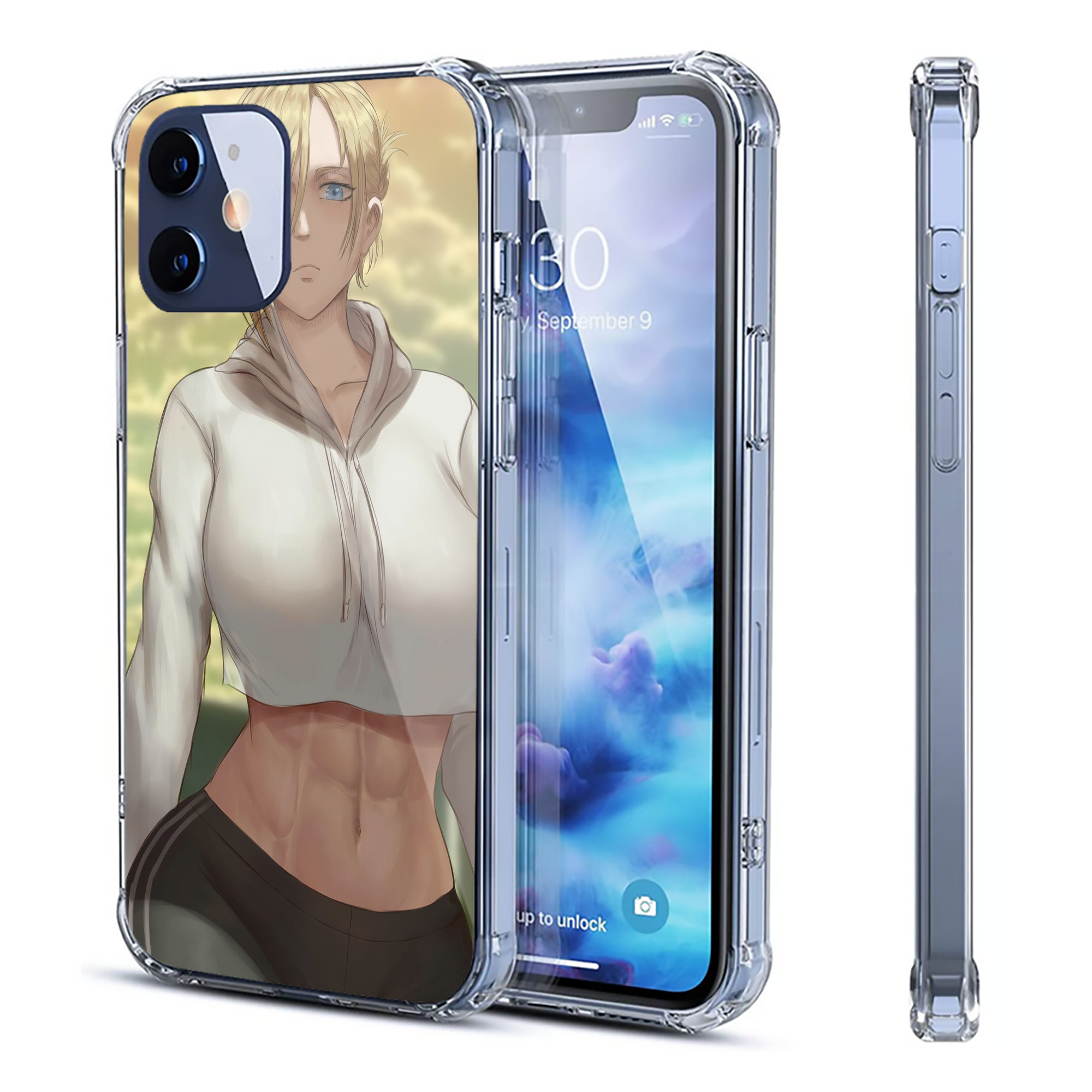 （画像用） 進撃の巨人 Attack on Titan 【iPhone 12シリーズ対応】透明スマホケース（クリアソフトケース）